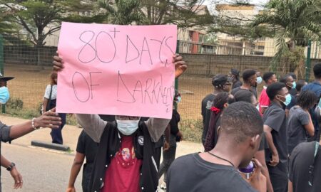 UCH blackout protest by UI students
